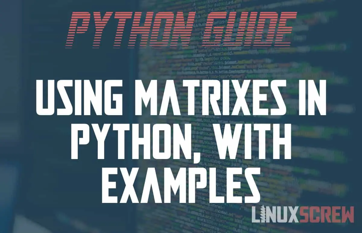 Python Matrix